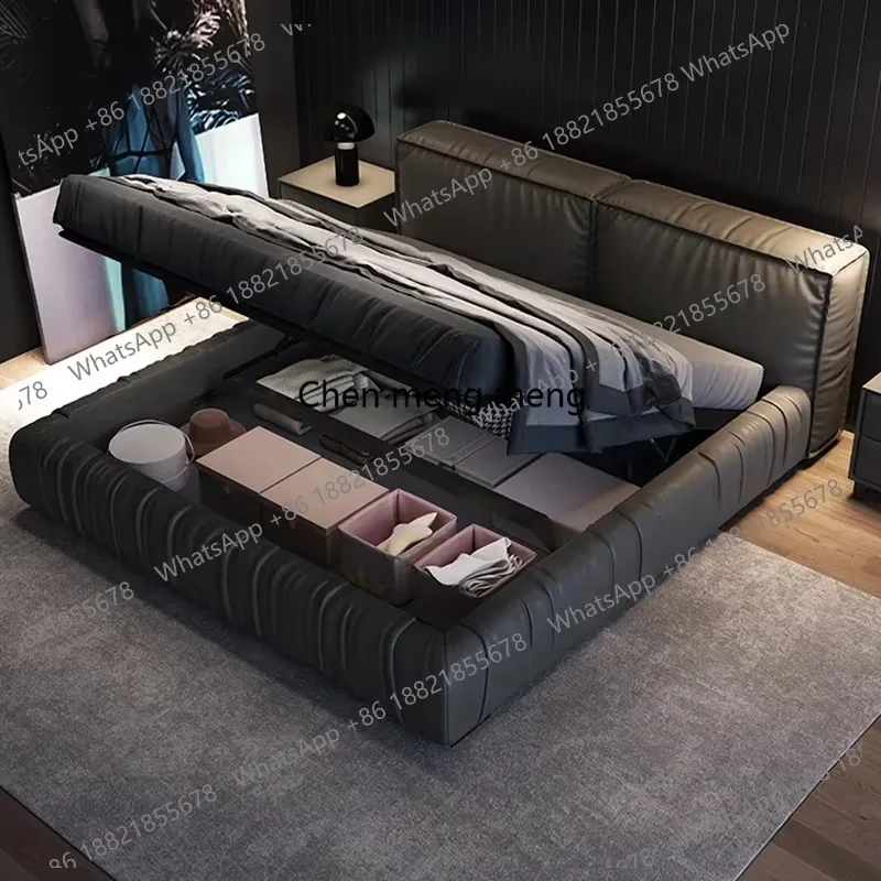 

M178 Loft Multifunctional Bed Storage Modern Massage Headboards Children King Size Cheap Bed Princess Cama Solteiro Patio Furnit