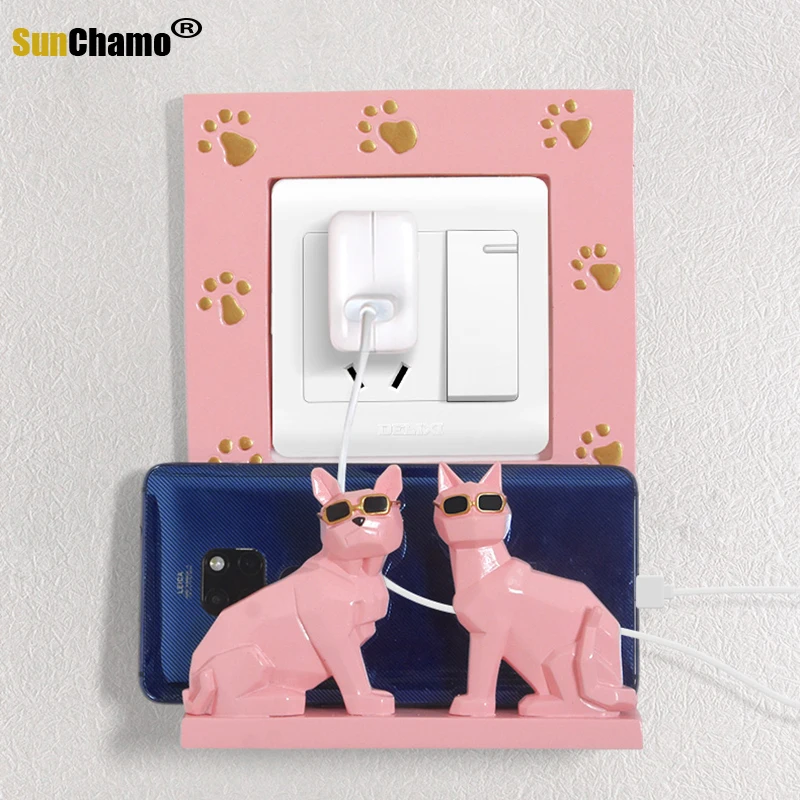 Creative Switch Stickers Household Personality 3d Three-dimensional Simple Modern Shelf Switch Decorative Wall Stickers Socket