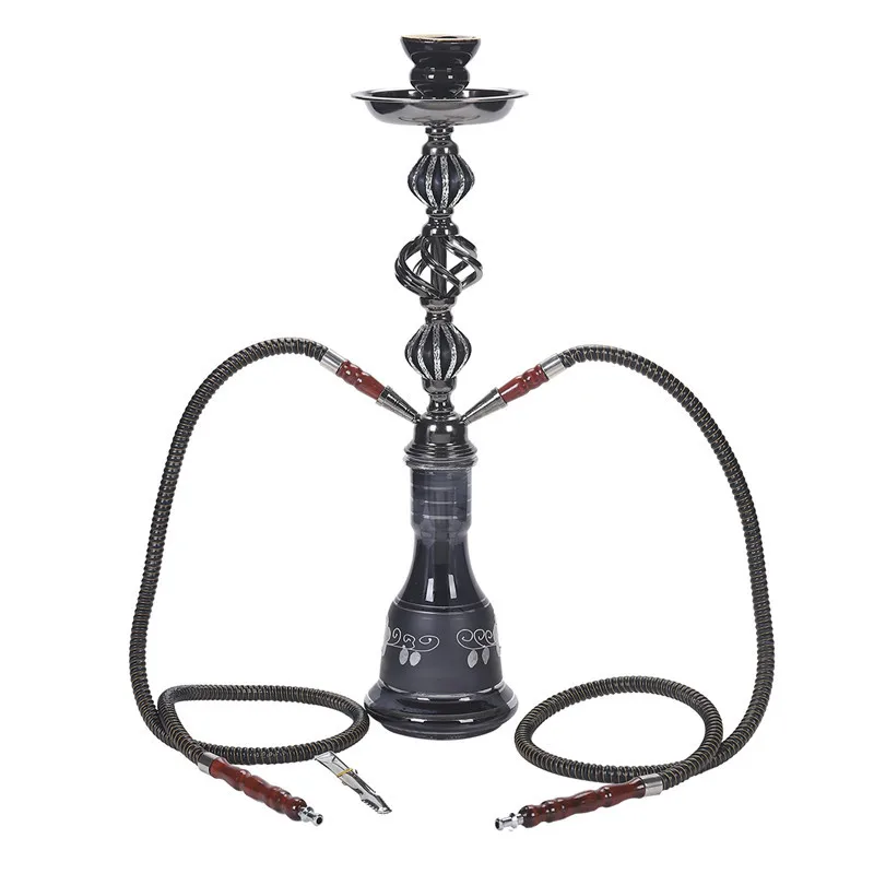 1pc large Arabic double pipe hookah shisha set, bar KTV accessories, household hookah products