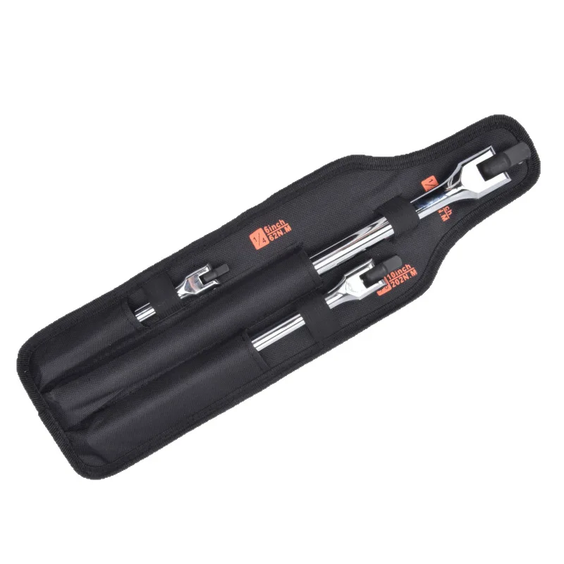 

F-Type Swivel Breaker Bar w/ Universal Joint & Extension for 1/4" 3/8" 1/2" Drive Socket Wrench - Multi-Function Torque Tool