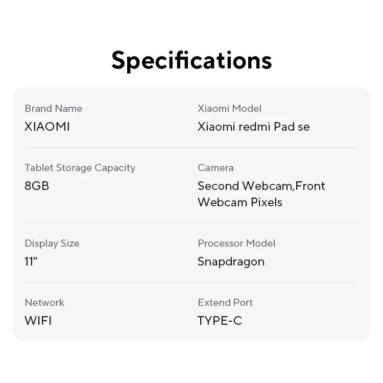 Рисунок 5 - Xiaomi Redmi Pad SE 11 6 ГБ/128