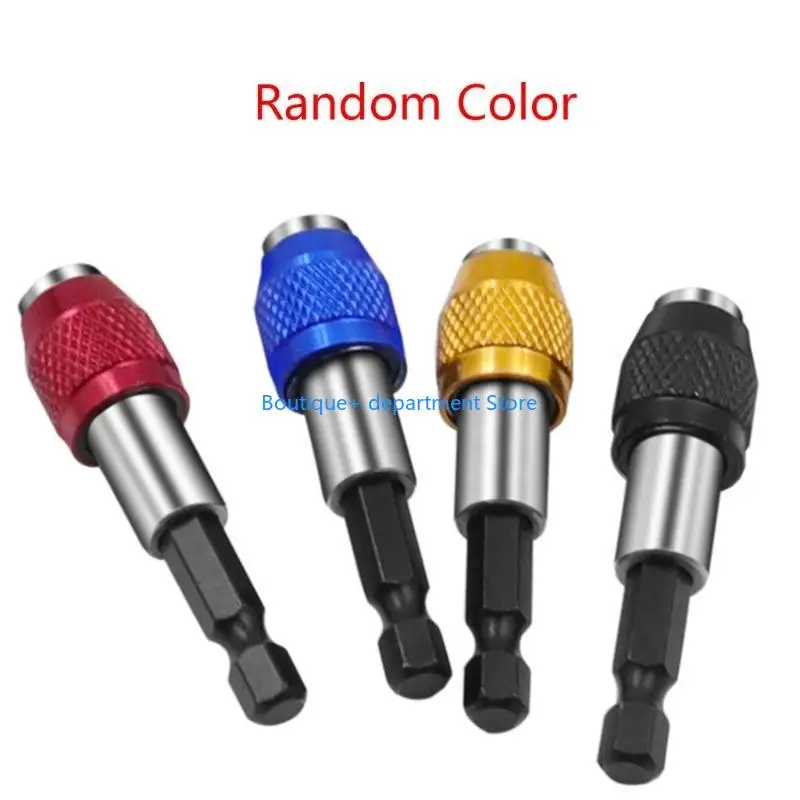 E1PD Multifunctional Drill Bit Extender with Universal 1/4” Shank Quick Off Drill Bit Extension Bit Holder