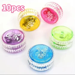 New Casual Games 10PCS LED Flashing YoYo Ball Classic Children Clutch Mechanism Magic Yo-Yo Toys for Kids toy Party Fashion Toy