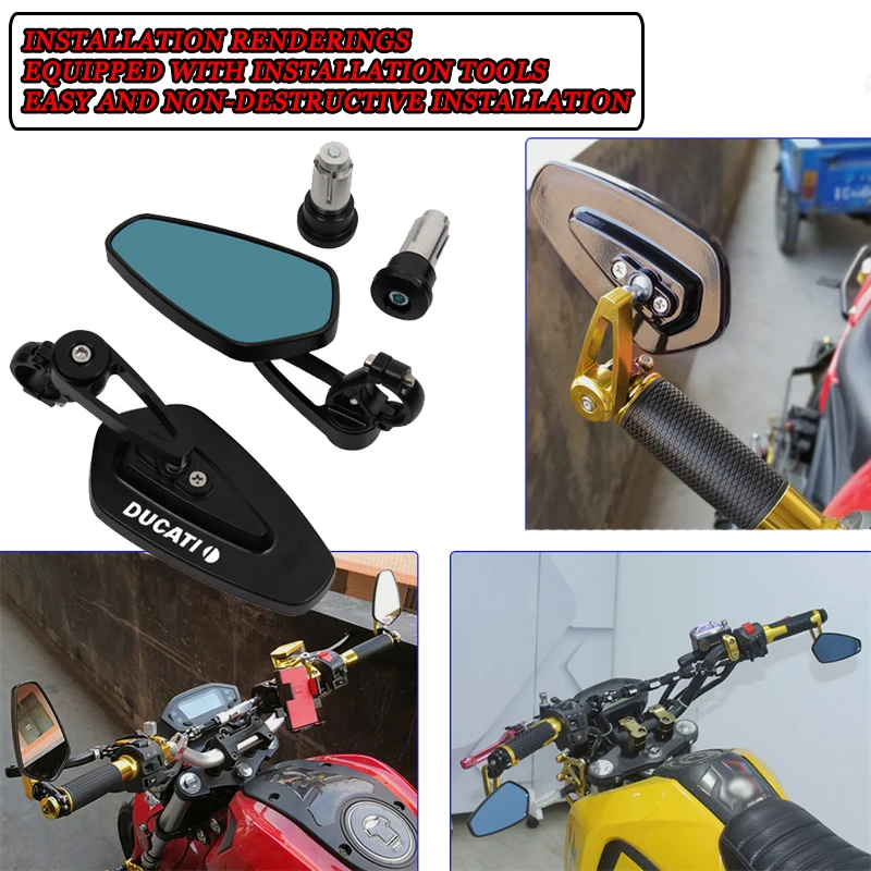 

Для зеркала заднего вида Ducati Monster 696 796 795 821 1100 797 400 Ducati Hypermotard 1199