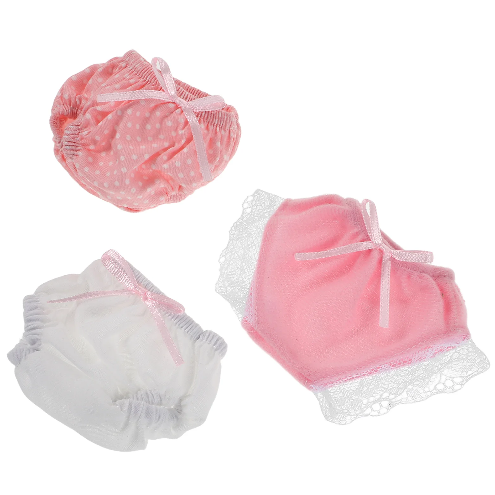

3pcs Baby Diapers Reusable 20Cm Underwear Soft Fit For Newborn Baby Clothes Accessories Pretend Play Clothing