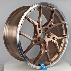 KHR Two Piece Forged Car Jantes Rims 20*8.5j 20*9.5j 5X120 5X112 Hyper Bronze 18 19 20inch Alloy Cars Wheels Hubs For bmw M4