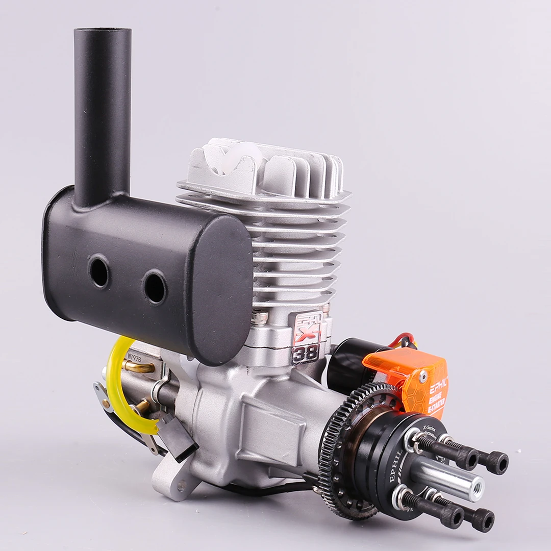 

EPHIL Power X-38CC-S Pro Model Aircraft Gasoline Engine Electric Starter Single Cylinder Two Stroke Side Row