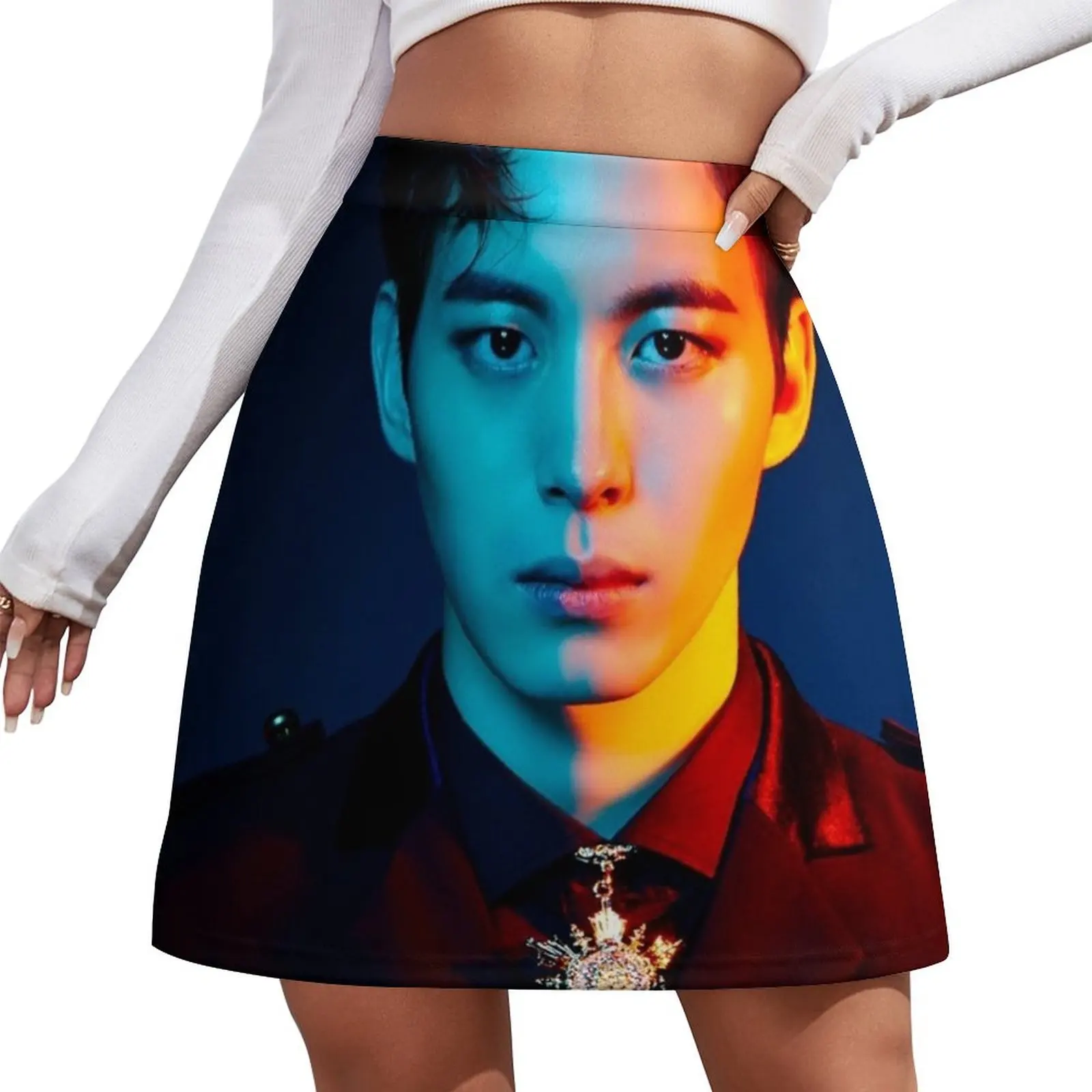 

vixx hongbin kratos Mini Skirt Skirt shorts elegant social women's skirts skirt sets Mini