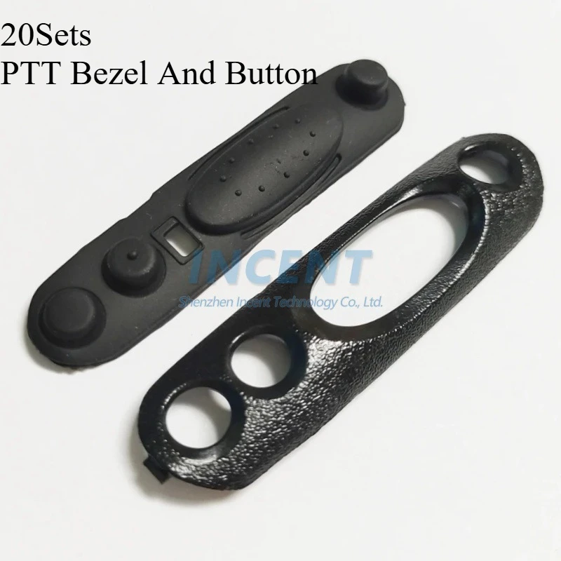 

5Sets Side PTT Bezel And Button For GP140 PRO5150 PRO7150 HT1250 GP380 GP340 GP338 Two Way Radios