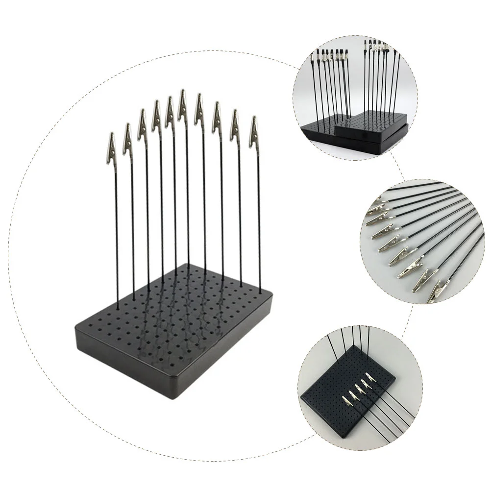 Model Coloring Table Tool Paint Rod Clip Base Miniature Building Spraying Workbench Alloy Abs Clips Bamboo Stick