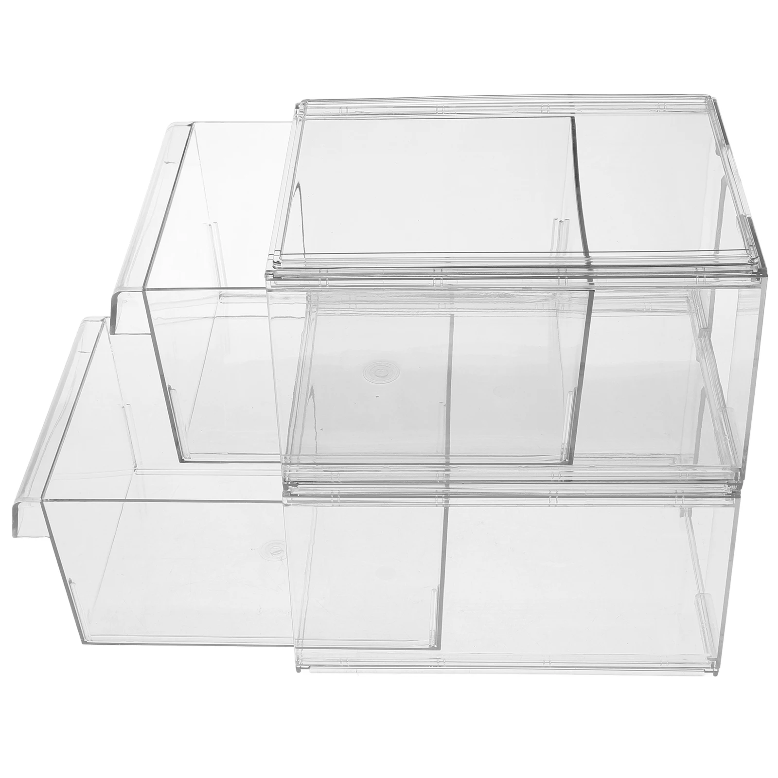 

Multifunctional Acrylic Storage Box Drawer Type Organizer Desktop Drawers Clear Boxes For Makeup Accessories Sundry