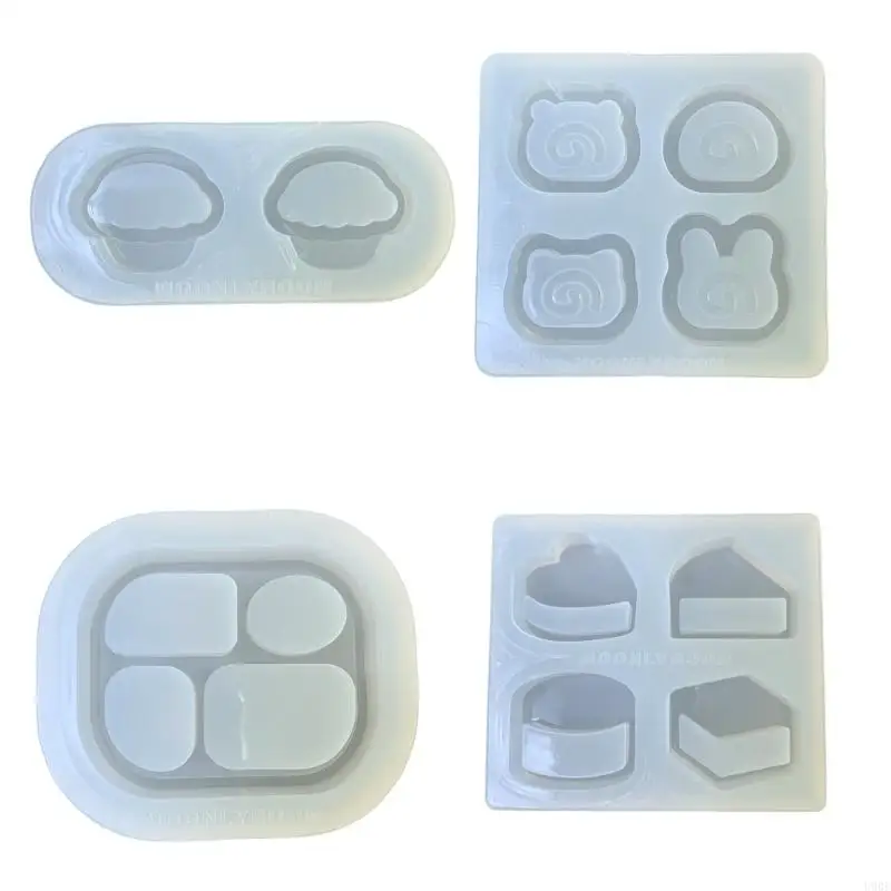 

U90E Silicone Jewelry Making Molds Quicksans Pendant Mould for DIY Earrings Necklaces