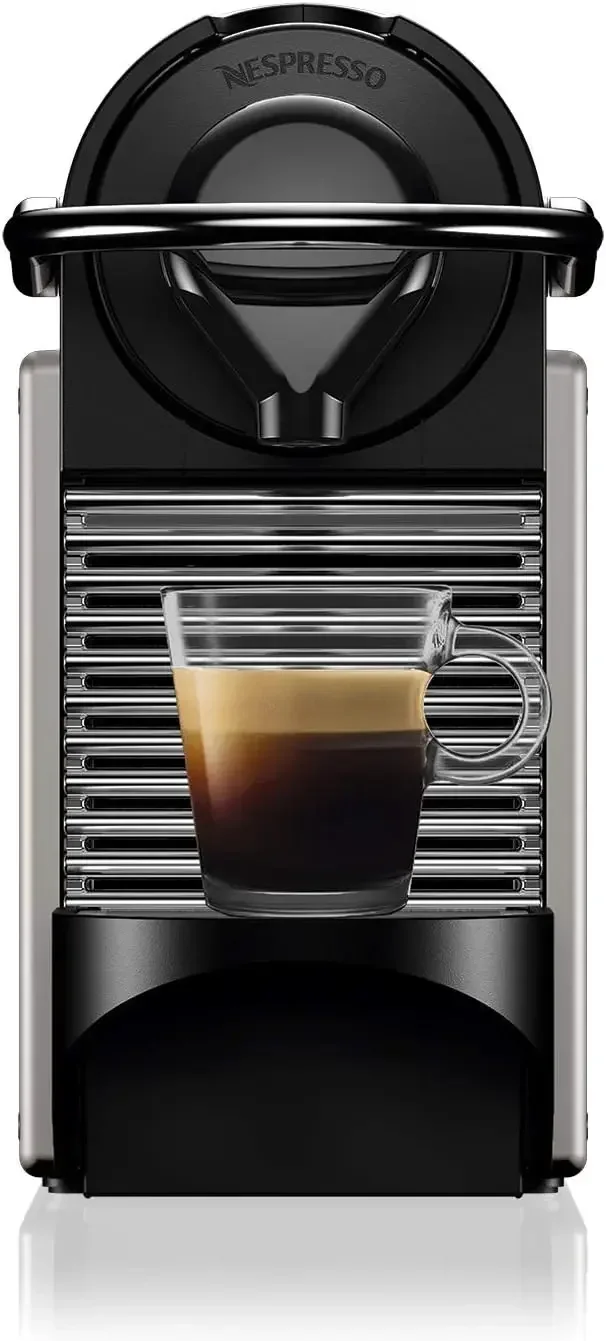 Nespresso BEC430TTN Pixie Espresso Machine, 24 ounces by Breville, Titan