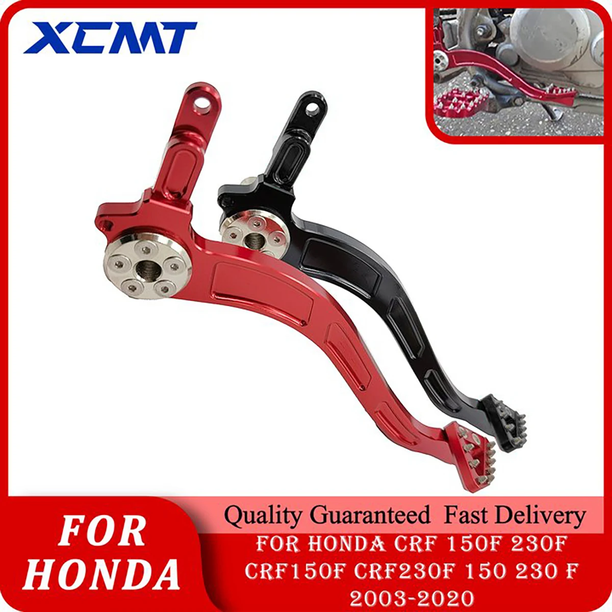 

Motorcycle CNC Aluminum Rear Brake Pedal Lever For Honda CRF 150F 230F CRF150F CRF230F 150 230 F 2003-2020 Enduro Dirt Pit Bike