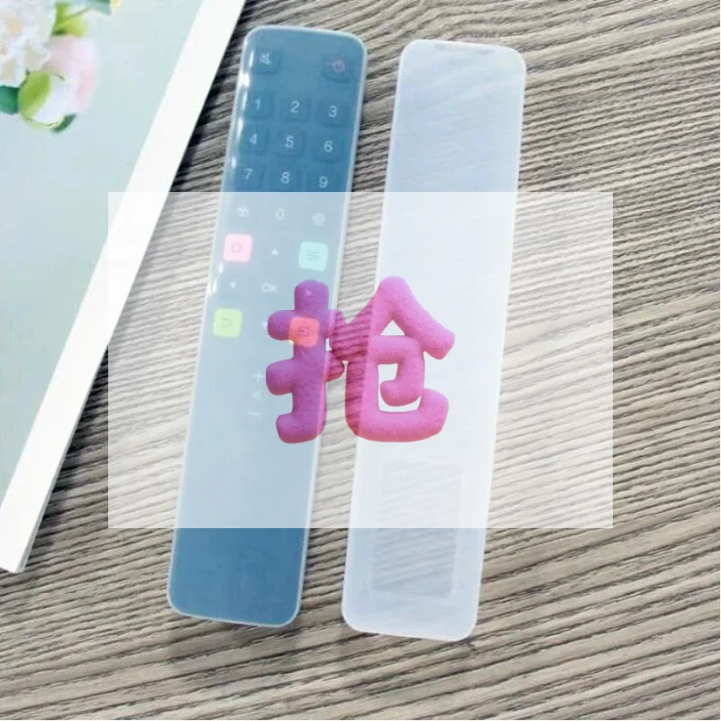 1Pcs Home Remote Protective Case Remote Storage Shell Controller Sleeve Clear Silicone TV Remote Control Cover