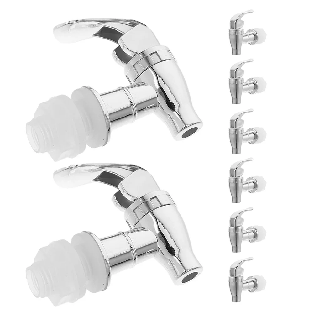 

8pcs Beverage Spigot 16Mm-20Mm Replacement Tap For Water Jug Juice Dispenser Plastic Spout Valve Parties Dispenser Parts