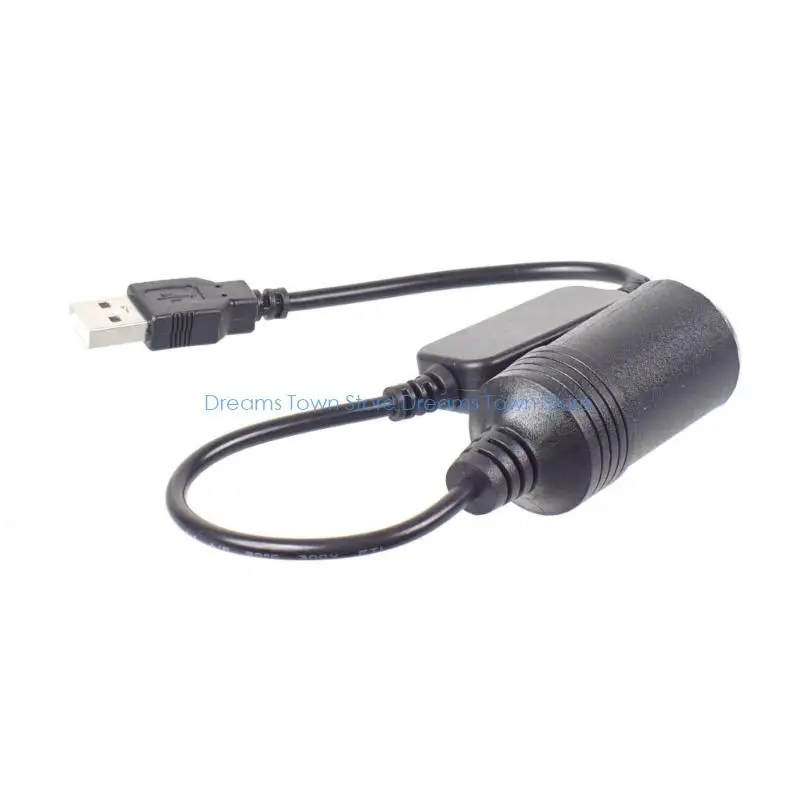 HX6A Multipurpose 5V to 12V Car Power Adapter Portable Car Device Processor Plastic Texture Suitable for Various Electronics