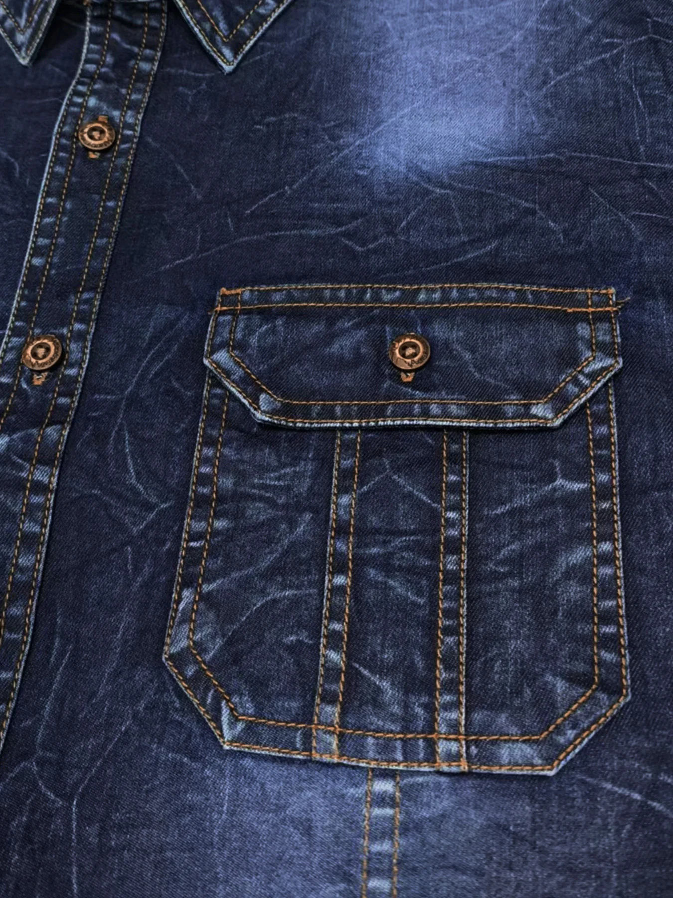 Camisa jeans azul masculina, manga comprida, novo estilo moderno, moderno, ajuste fino, casual, versátil, ajuste fino, sensação sofisticada, duplo