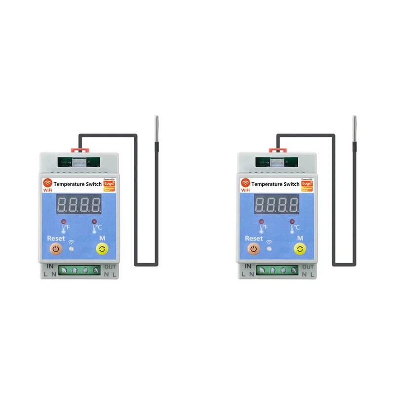 ABMF-2X Tuya Wi-Fi переключатель температуры таймер контроль температуры переключатель управления через приложение 16A