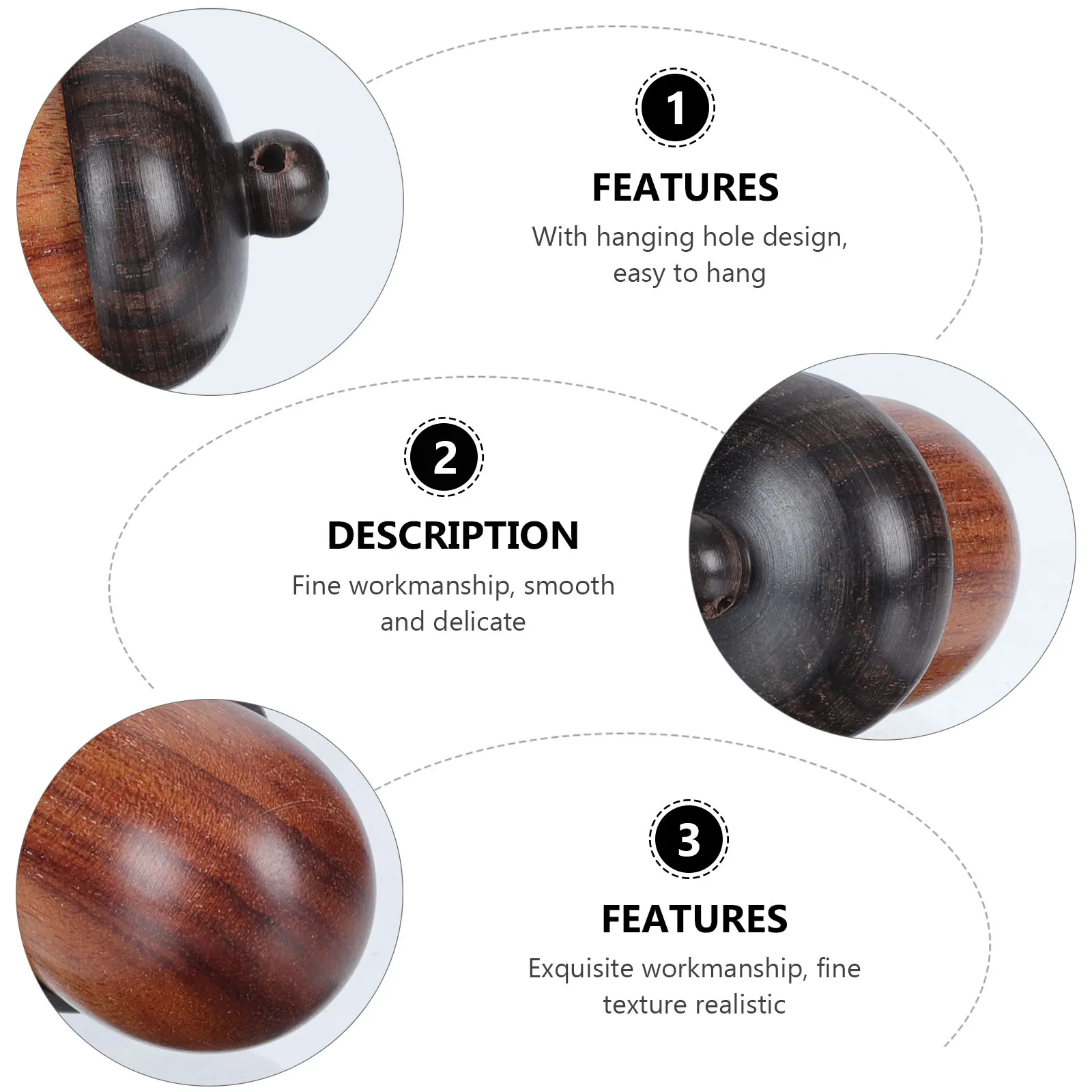 

2pcs Wooden Pine Cone Pendant Accessory Handmade Polished Hollow Storage Diy Charm Durable Craft Decoration Diffuser Openable