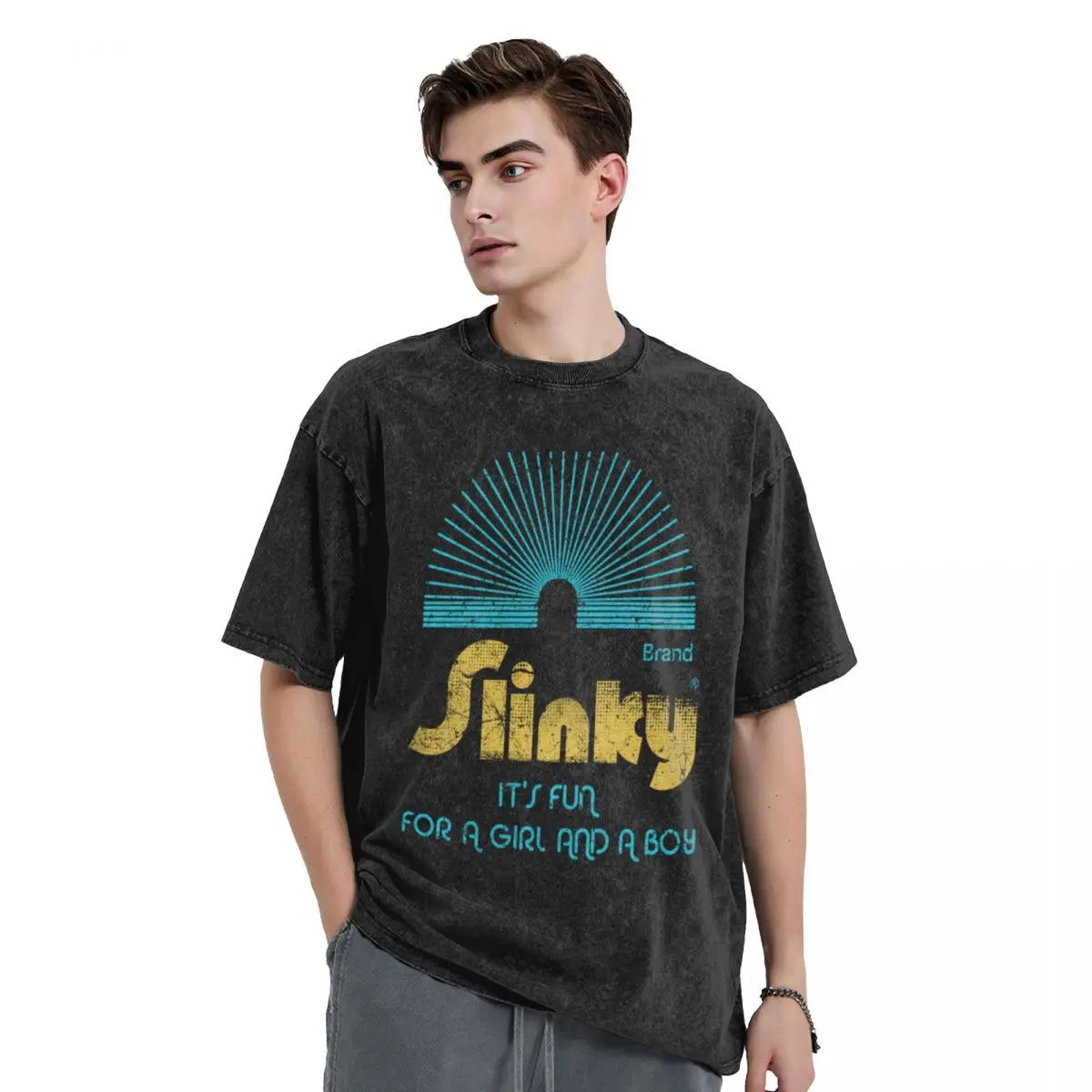 Slinky T-Shirt man clothes aesthetic clothes mens graphic t-shirts anime