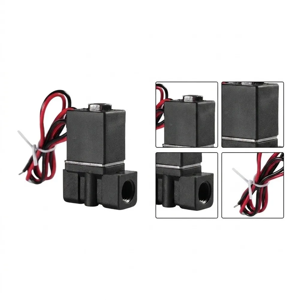 Solenoid Valves 2 Pack for Factory Pneumatic Networks Stainless Steel 304 Body Copper Coil AC110V Input Compatibility