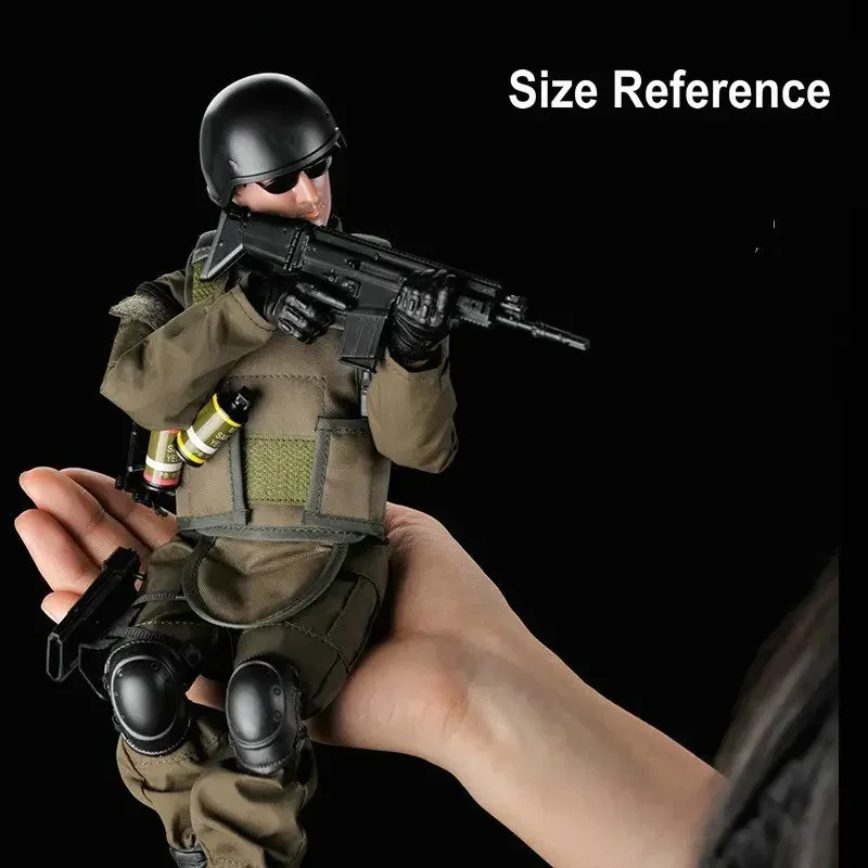 30CM Combat Medic Soldat Actionfigur im Maßstab 1:6, Militärfigur, Modellset mit Waffen, vorbemalte Figur, Spielzeug für Jungen