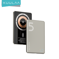 KUULAA 5000mAh Magsafe Power Bank 20W Fast Charging External Battery Magnetic Wireless Phone Charger PowerBank For iPhone 16 15