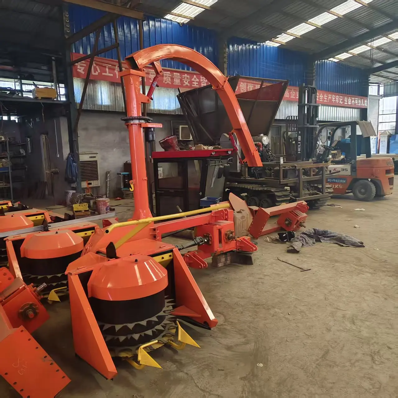 Elephant Grass Silage Mini Harvester Combine Corn Forage Machine Corn Silage Harvester Alfalfa Pasture Harvesting Machine