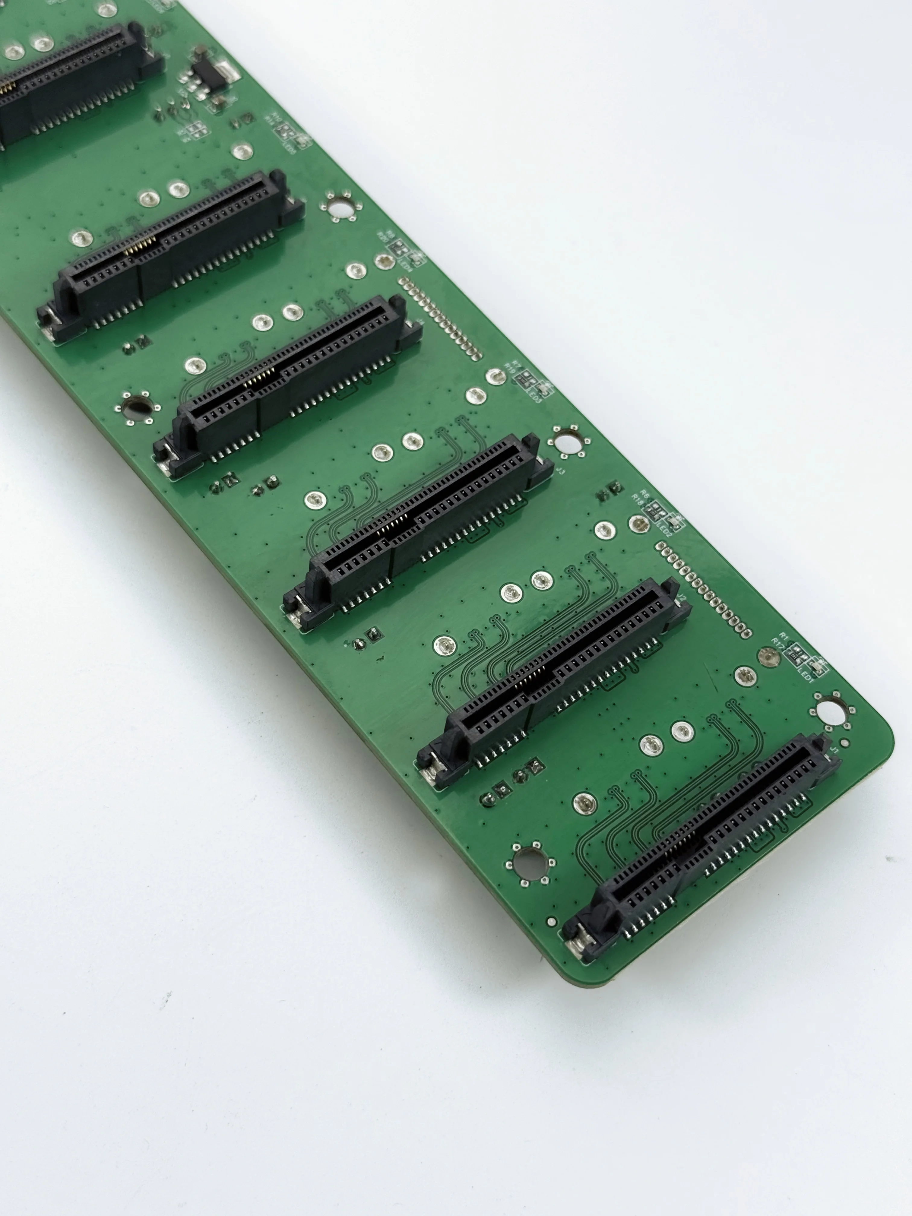 C219 SAS Backplane servidor transmisión de datos de disco duro placa de expansión dedicada 8 SAS 7 + 7 + 15Pin HDD Adapte placa base