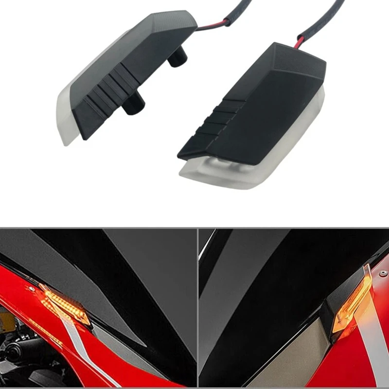 

Motorcycle Front Mirrors Turn Signal Light Indicator Light LED For Ducati Panigale V2 V4 V4S V4R Accessories