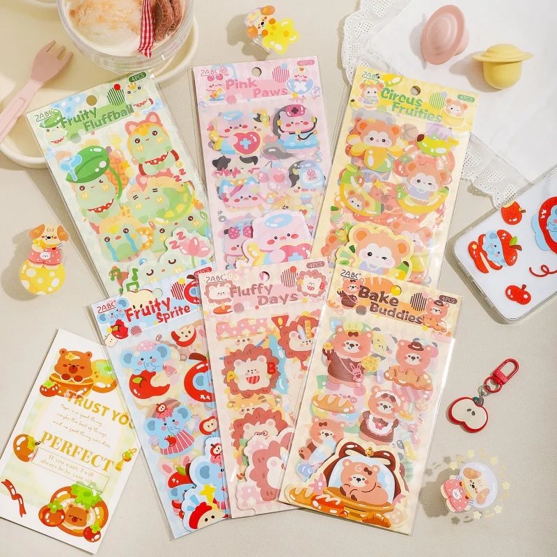 30pack-lot-kawaii-frog-pig-elephant-animal-stickers-cute-scrapbooking-diy-diary-decorative-stationery-sticker-album-stick-label