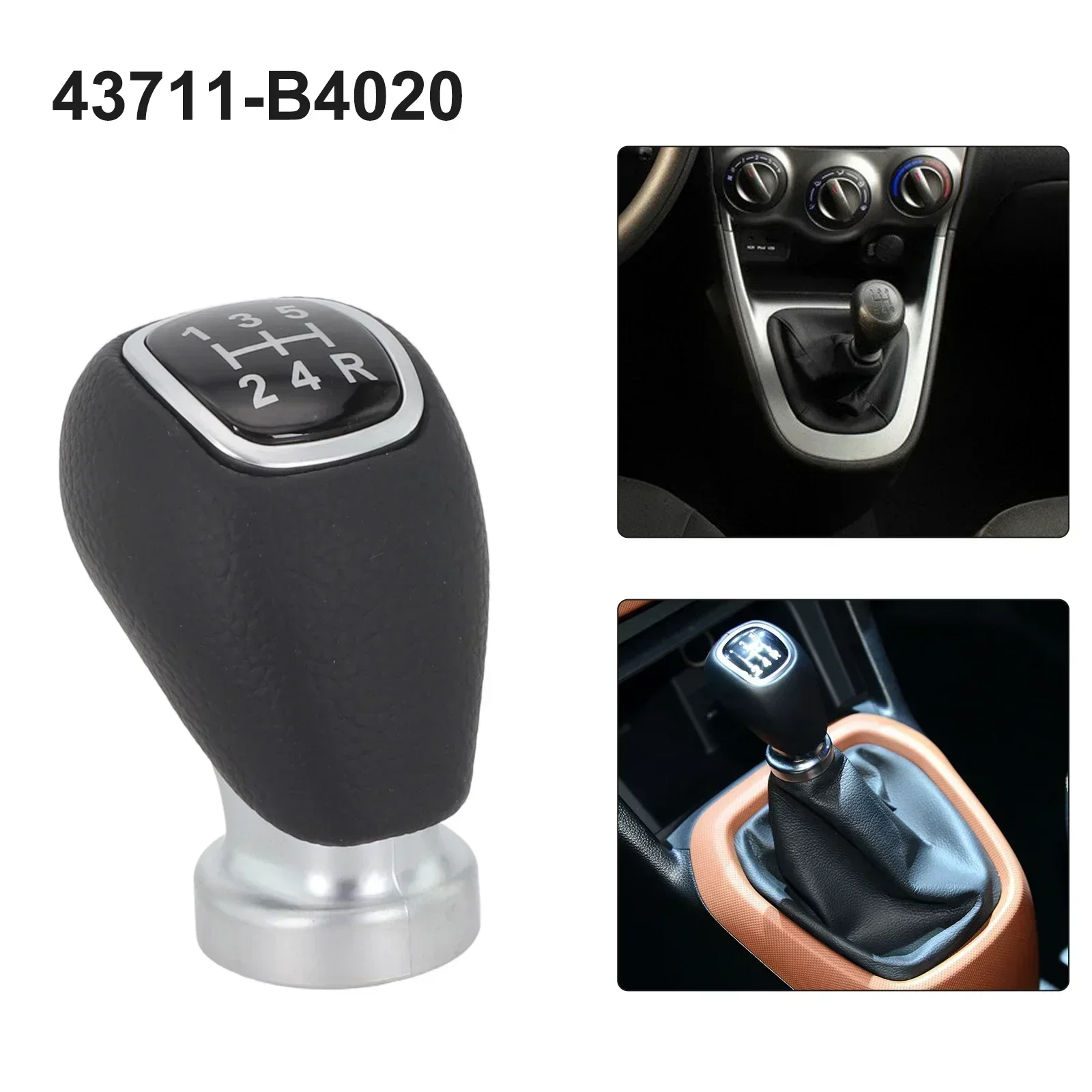 

5 Speed Gear Head Shift Knob For Hyundai I10 2007-2013 43711-B4020 Hand Gear Head Handball Car Interior Accessories
