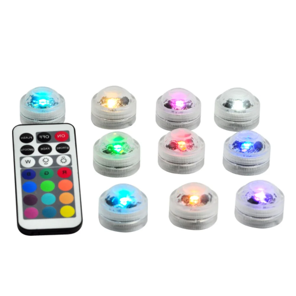 led inteligente controle remoto luz de mergulho diamante gabinete ip67 a prova dip67 agua cor cheia vaso fonte tanque peixes aquario luz inferior 01