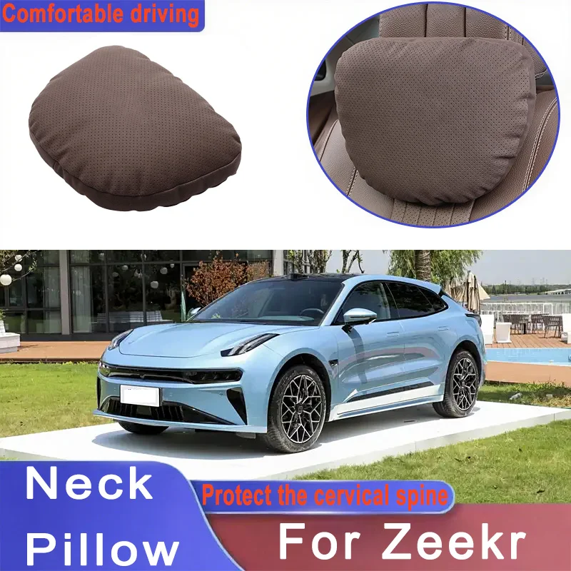 

Car Headrest Neck Support Seat Lumbar Cushion Neck Pillow Auto Interior Accessories For Zeekr 001 FR 007 X 7X 009 MIX 2021-2025