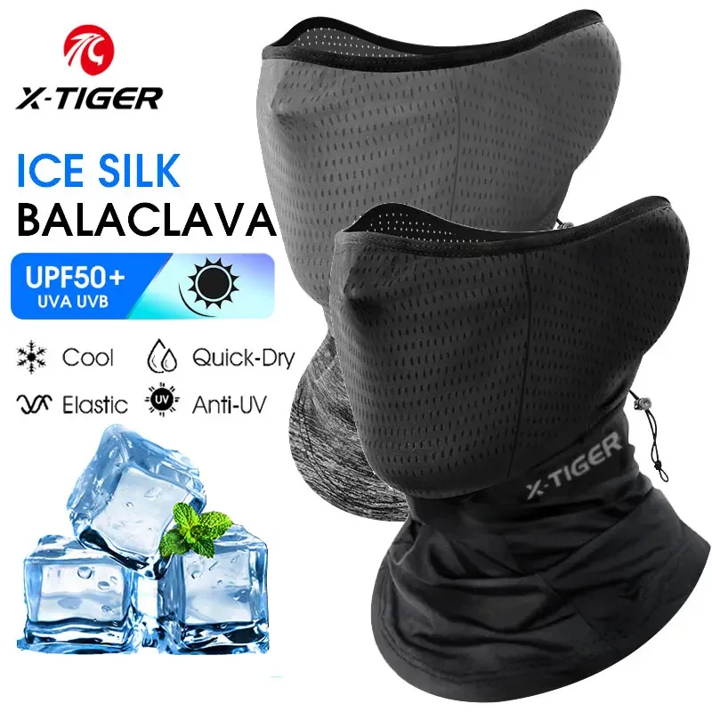 AliExpress X-TIGER Cycling Bandana Face Mask Anti-UV Anti-sweat Breathable Running Fishing Ice Silk Sun Protection Sports Scarf Face Mask