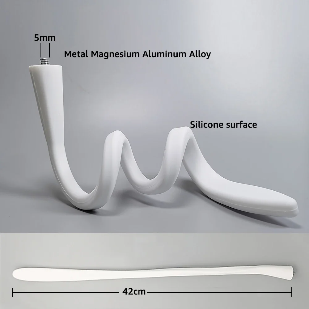 Support de caméra flexible pour bébé CPull, support de caméra IP à enroulement courbé, sans trou, sans outils ni dommage mural