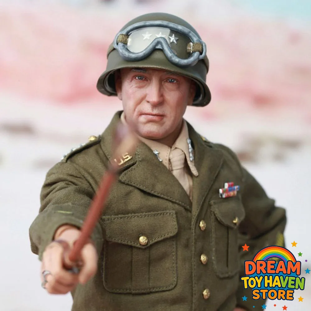 

DID A80164 1/6 масштаб мужской солдат американский генерал Джордж Паттон полный набор 12-дюймовая фигурка модель игрушки Коллекционная