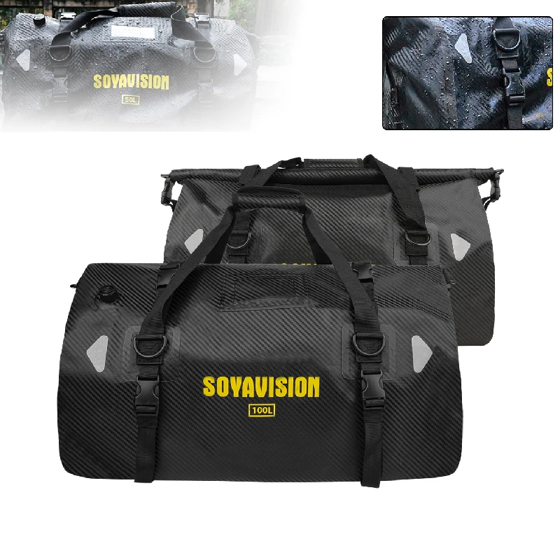

Large Capacity Waterproof Motorcycle Tail Box Bag Rear Seat Bag Riding Travel Bag Motorcycle Sports Luggage Bag 20L 50L 70L 100L