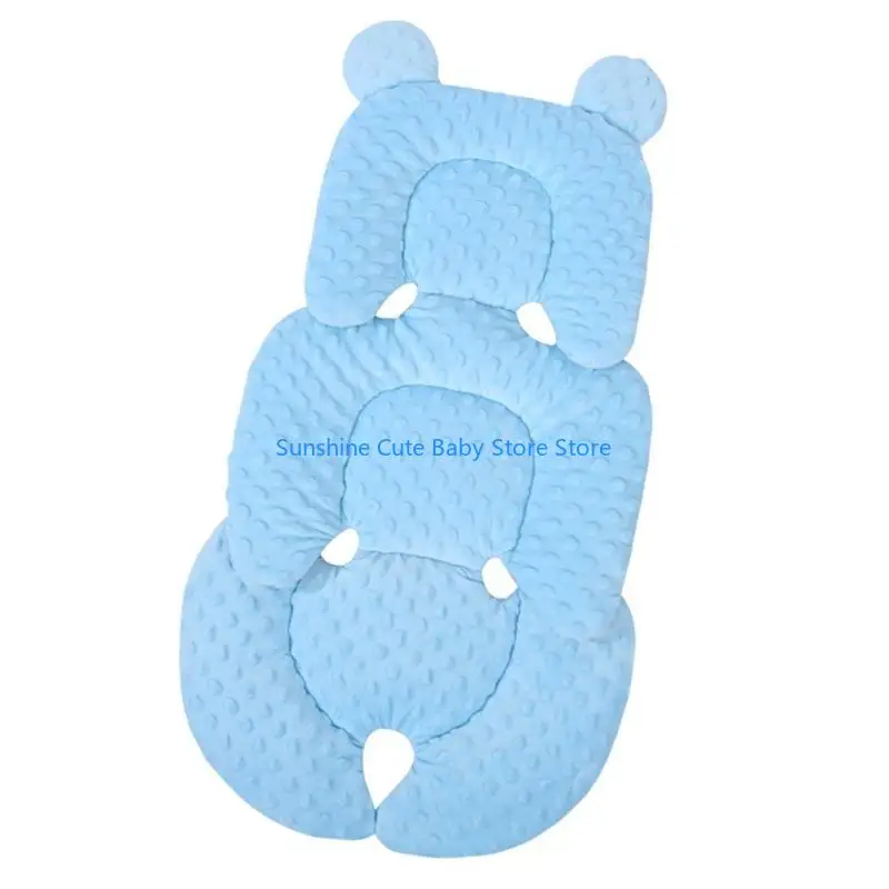 C5AF كرسي سيارة للأطفال الرضع إدراج مريح عربات الأطفال وسادة لينة الأطفال الصغار عربة بطانة وسادة لعربات الدفع سلة حمل