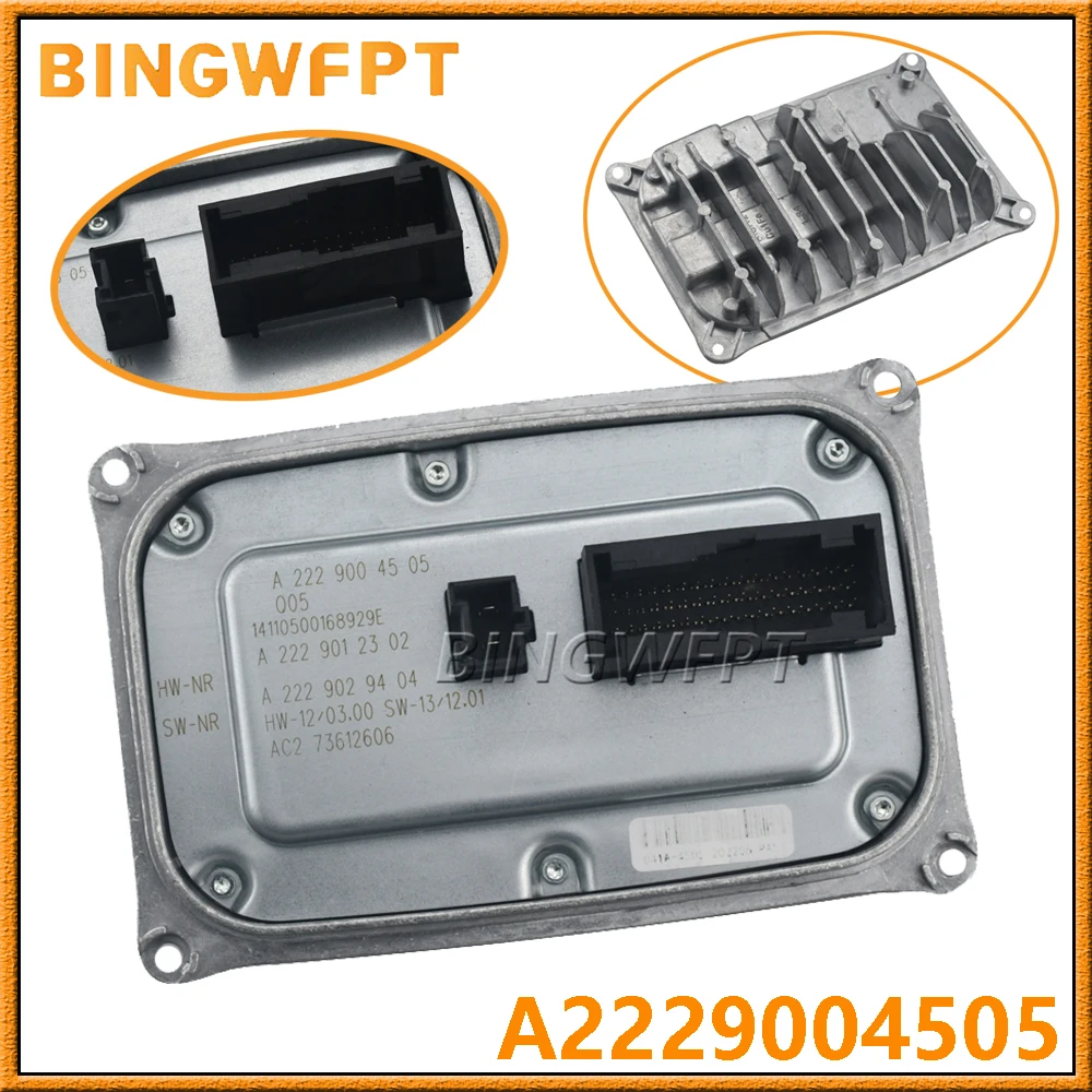 

A2229004505 For Mercedes Benz C-Class W205 CL-Class C217 S-Class W222 Full LED Headlight Control Unit 2229004505