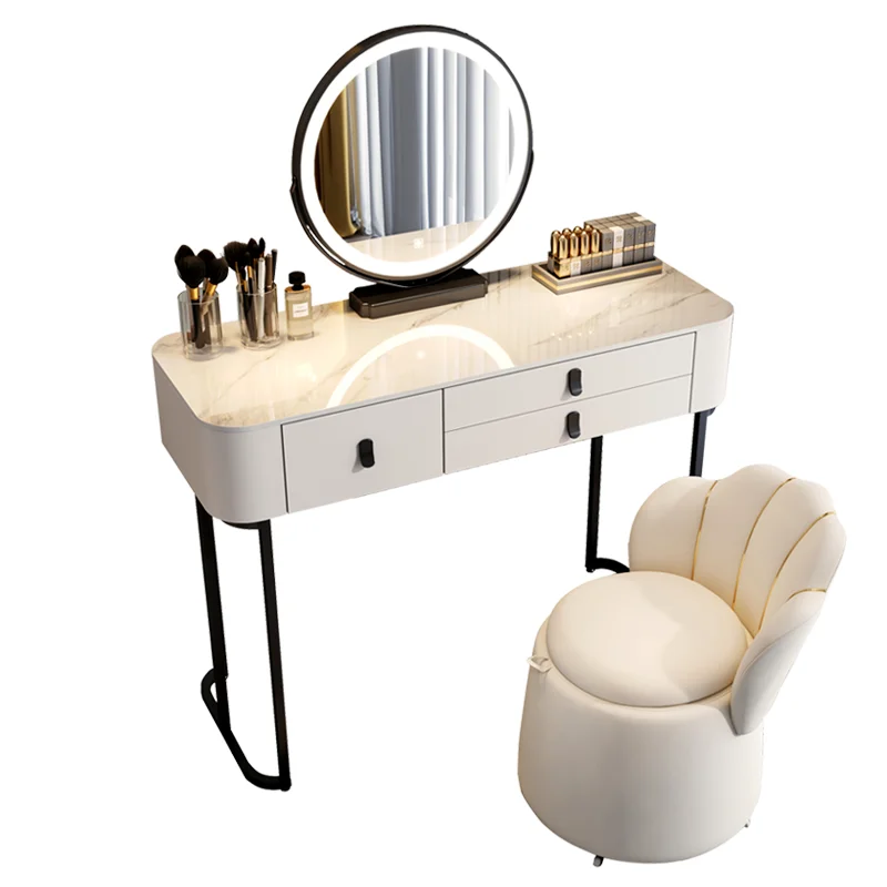 Зеркало, дешевые деревянные туалетные столики для хранения, белые уникальные туалетные столики для макияжа, ящик для девочек, скандинавская мебель для спальни Schminktisch