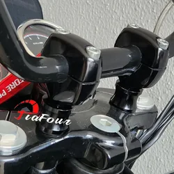Motorcycle Bar Clamps Raised Handlebar Handle Bar Risers For INTERCEPTOR 650 2018-2023