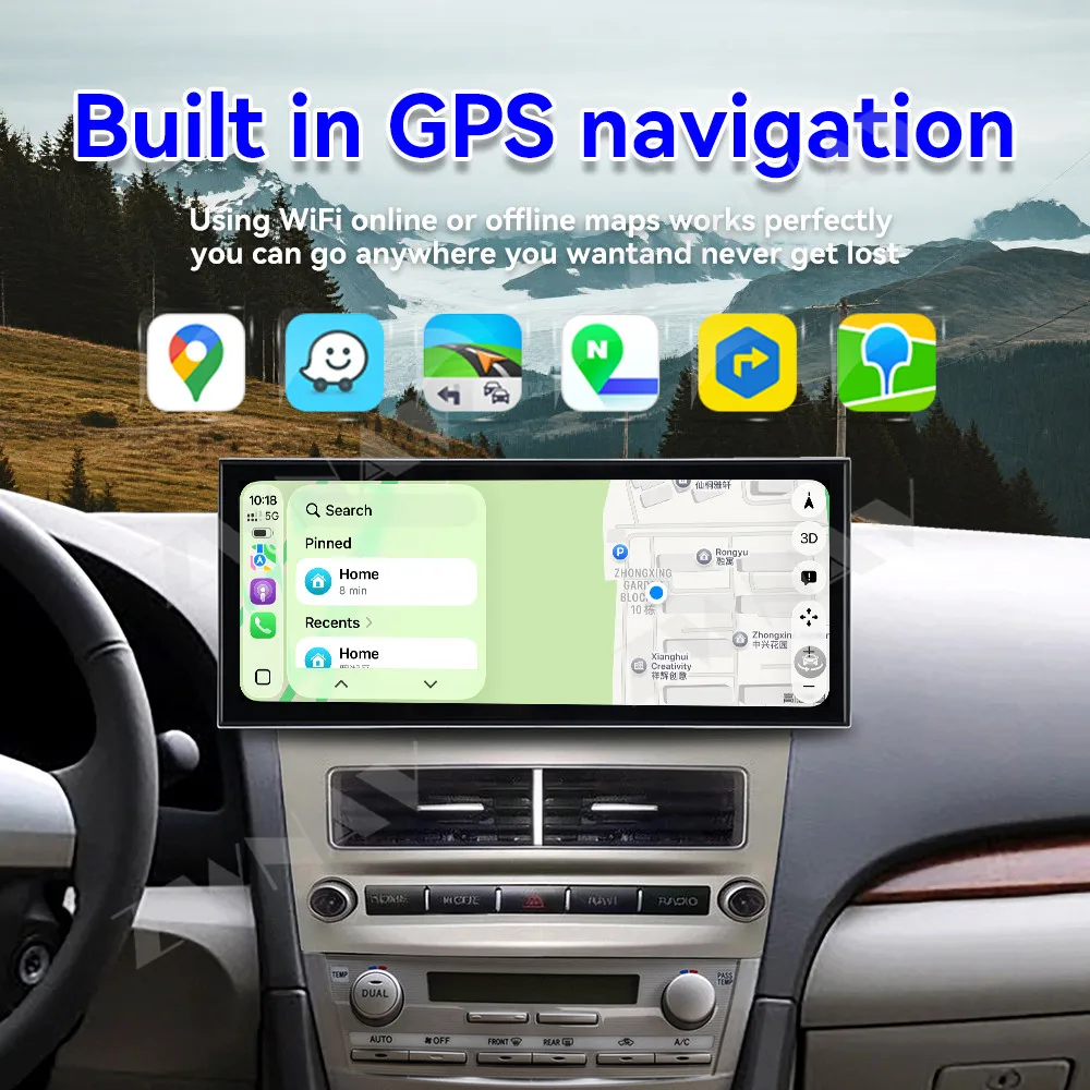 Car Gps Multimedia Player For Toyota Camry 2006-2011 Android 15 15.8 Inch Car Interior Accessories Car Media Radio Tape Recorder view 3