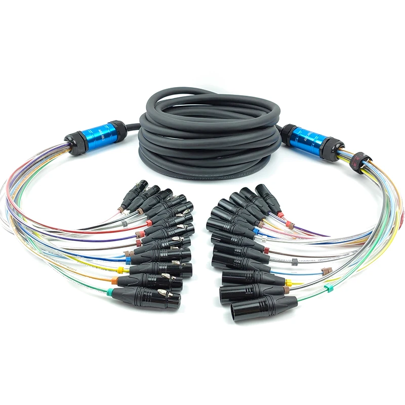 

Professional 12 Channel Male to Female Multicore XLR Audio Snake Cable 10meter