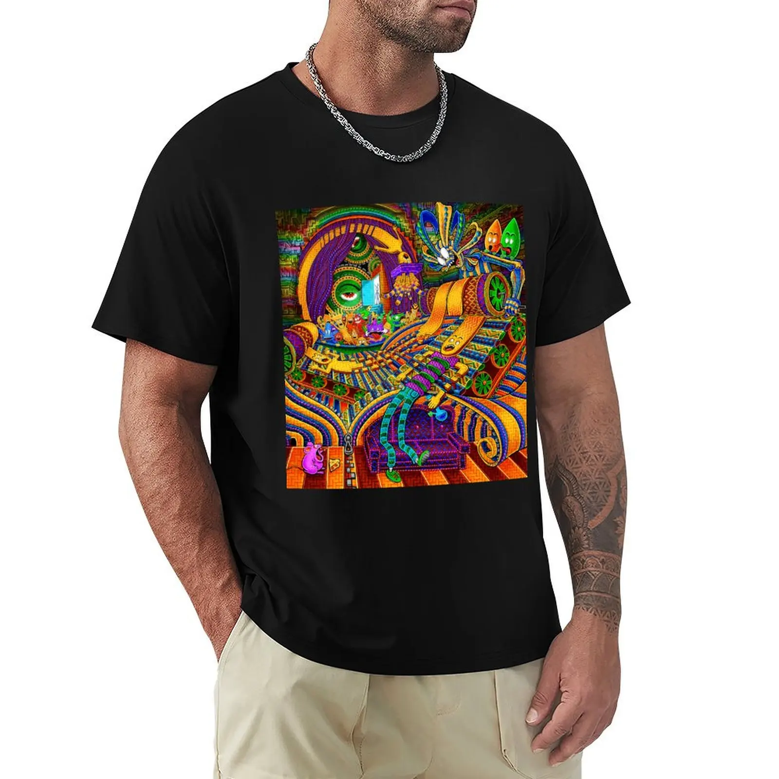The Conductor of Consciousness T-Shirt Casual All Match Short Sleeve T-Shirt