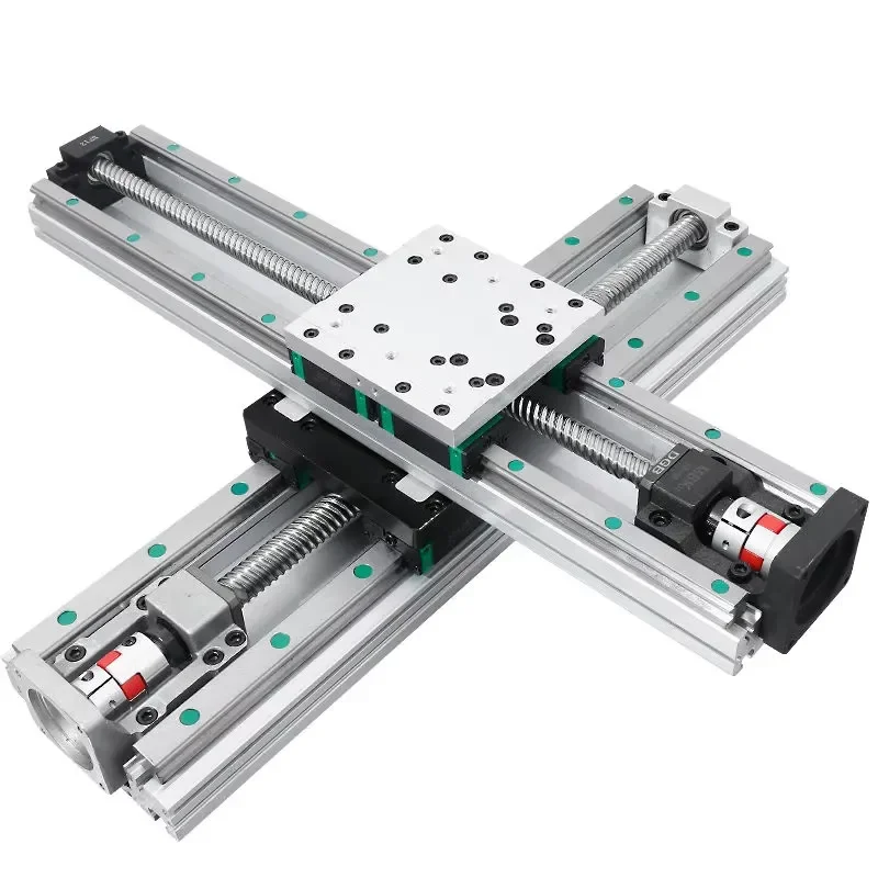 Wholesale Aluminum Linear Guide Rail High Precision Double Track Ball Screw Linear Module for CNC Engraving Machine