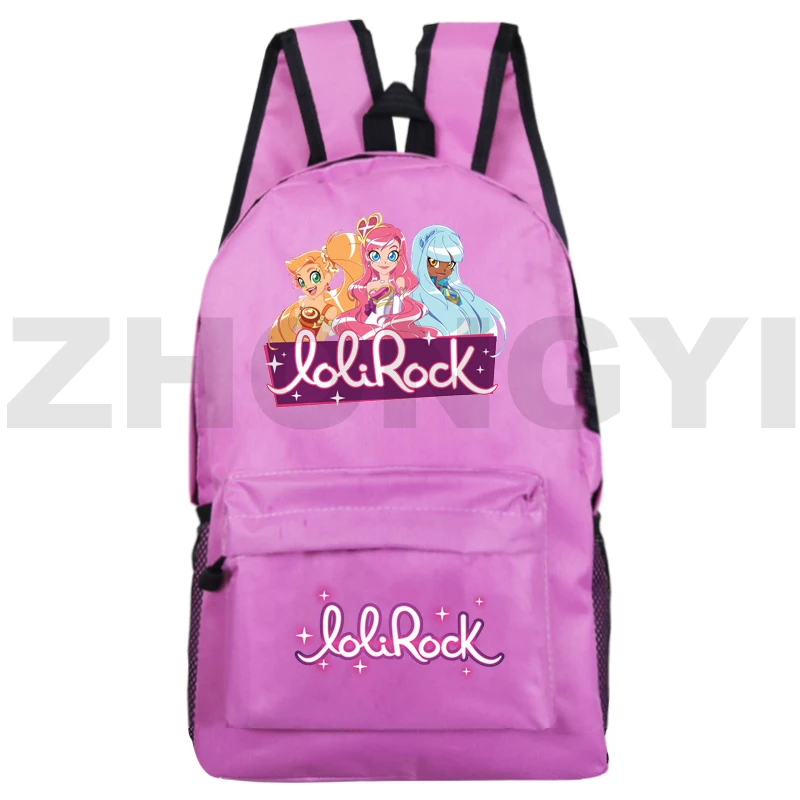 Lolirock Backpack Teenager Rucksack Knapsack Schoolbags Cartoon Backpacks Girls Anime LoliRockstar Book Bags Harajuku Back Pack