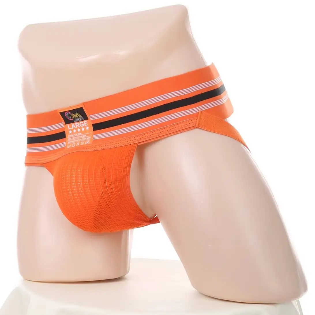 

Sexy Men Underwear Athletic Jock Strap Supporter Wide Waistband Underpants Man Jockstrap Briefs Breathable Underpants Protection