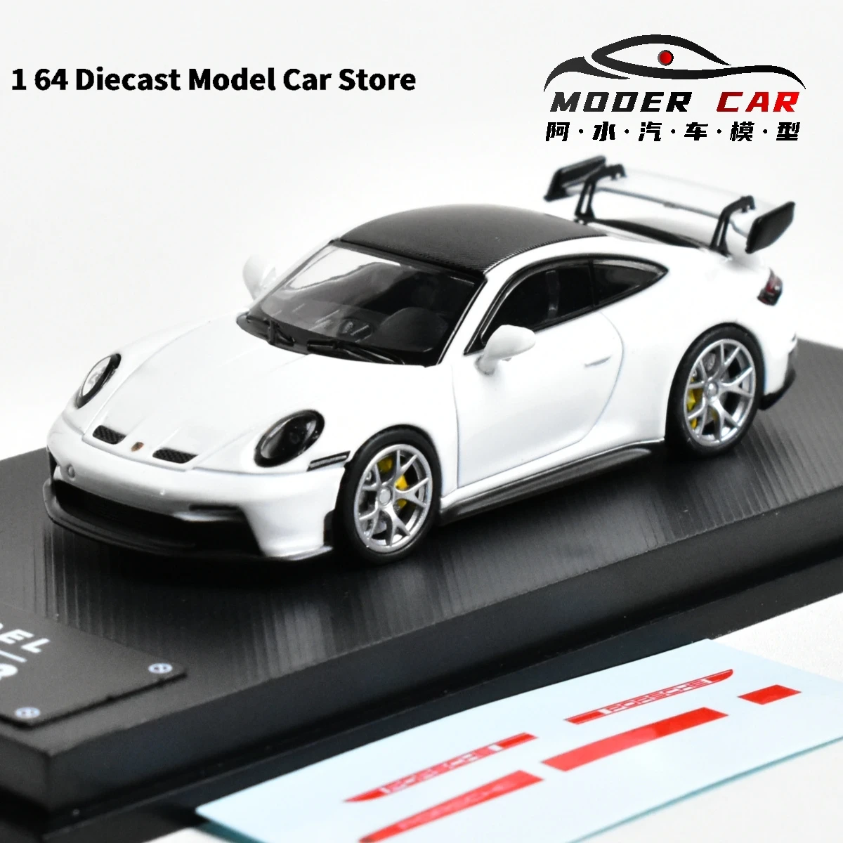 JY 1:64 911 GT3 청소년을 위한 선물 다이캐스트 모델 자동차